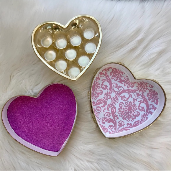 💝Crystal Heart Box Vintage Jewelry Valentine - Picture 12 of 15